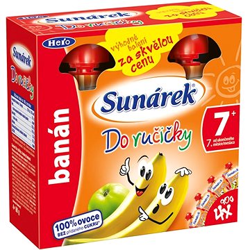 Obrázok Sunárek Do ručičky banán - 4 × 90 g (8592084411541)