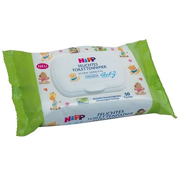 Obrázok HiPP Babysanft Vlhčený toaletný papier Ultra Sensitive 50 ks (4062300267619)