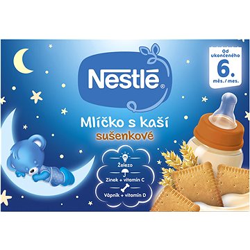 Obrázok NESTLÉ Mliečko s kašou sušienkové 2x200ml