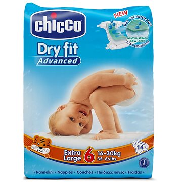 Obrázok CHICCO - Plienky Extra Large 16-30kg 14ks