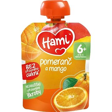 Obrázok Hami Ovocné vrecúško Pomaranč a mango 90 g (8590340159015)