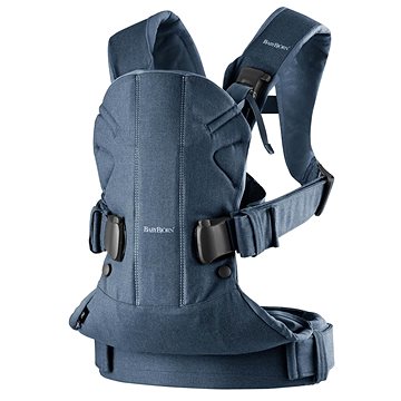 Obrázok Babybjorn Nosítko ONE 2018 Classic Denim Midnight blue cotton (7317680980519)