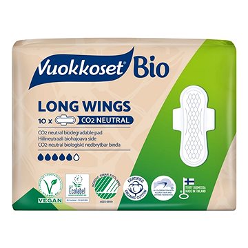 Obrázok VUOKKOSET 100% BIO Long Wings thin 10 ks (6414100895857)