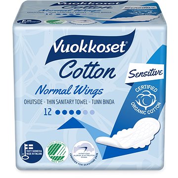 Obrázok VUOKKOSET Cotton Normal Wings Thin 12 ks (6414100895758)