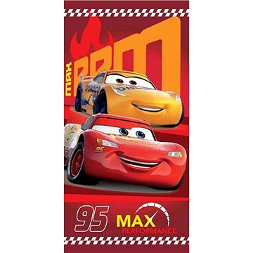 Obrázok Jerry Fabrics osuška – Cars 95 red (8592753021248)