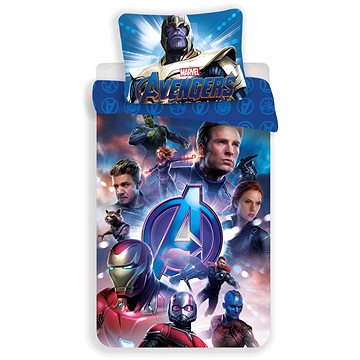 Obrázok Jerry Fabrics Bavlnené obliečky Avengers Endgame, 140 x 200 cm, 70 x 90 cm