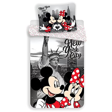 Obrázok Jerry Fabrics ložní povlečení - Mickey&Minnie in NY (8592753018439)