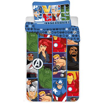 Obrázok Jerry Fabrics ložní povlečení - Avengers D3 (8592753019894)