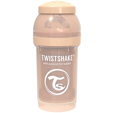 Obrázok Twistshake Dojčenská fľaša Anti-Colic 180ml (cuml.S) Pastelovo béžová