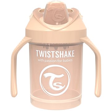 Obrázok Twistshake Dojčenskčiaci 230ml 4+m Pastelovo béžová