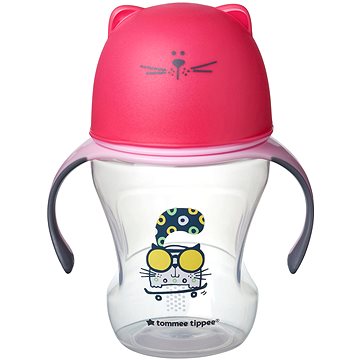 Obrázok TOMMEE TIPPEE - Hrnček s náustkom Soft 230ml 6m+ Pink