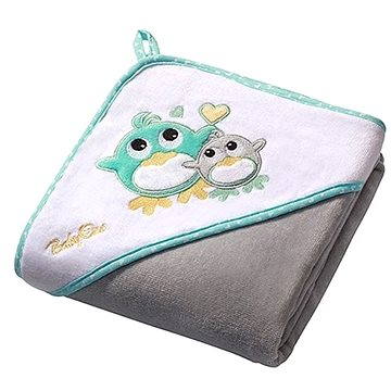 Obrázok BABY ONO - Osuška s kapucňou Velour 100x100 - grey