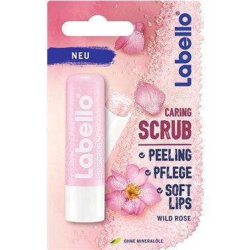 Obrázok Labello Wild Rose peeling na pery 4,8 g