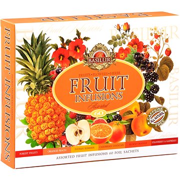 Obrázok BASILUR Fruit Infusions Assorted přebal 60 gastro sáčků (4431.01)