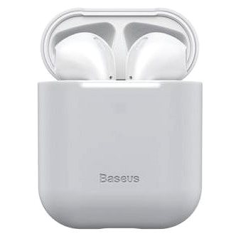 Obrázok Baseus Ultrathin Series Silica gumené púzdro pre Airpods 1/2, sivé (WIAPPOD-BZ0G)