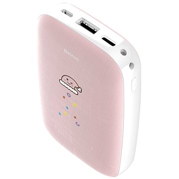 Obrázok Mini Q ohrievač rúk Power Bank 10000 mAh (ružová) (PPALL-CXQ04)