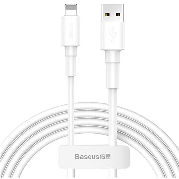 Obrázok Baseus Durable kábel USB / Lightning 2.4A 1m, biely (CALSW-02)