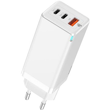 Obrázok Baseus GaN Quick Travel Charger 65W White (CCGAN-B02)