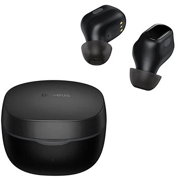 Obrázok Baseus Encok True Wireless Earphones WM01 Black (NGWM01-01)