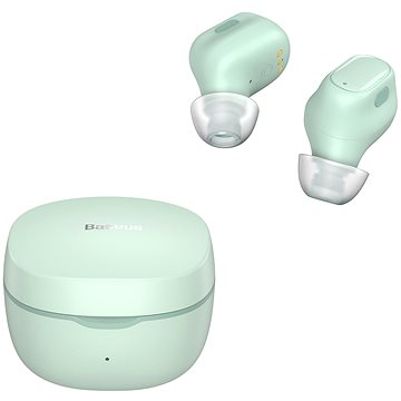 Obrázok Baseus Encok True Wireless Earphones WM01 Green (NGWM01-06)