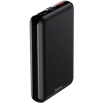 Obrázok Baseus Mini S powerbanka 10000 mAh USB / USB-C + Lightning, čierna (PPALL-XF01)