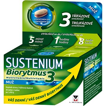 Obrázok SUSTENIUM Biorytmus 3 multivitamín MUŽ