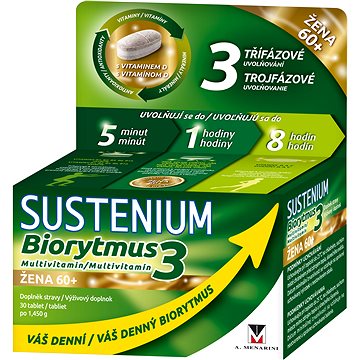 Obrázok SUSTENIUM Biorytmus 3 multivitamín ŽENA 60+