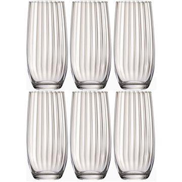 Obrázok Bohemia Crystal Sklenice na vodu LD 350ml WATERFALL 6ks (CX25180350/6/W)