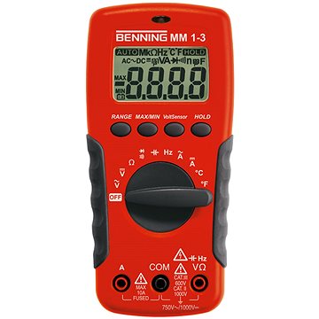 Obrázok Digitálne/y ručný multimeter Benning MM 1-3 044083