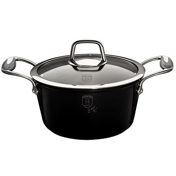 Obrázok BerlingerHaus Kastrol s mramorovým povrchem 20cm Royal Black Collection BH-1676