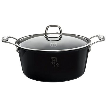 Obrázok BerlingerHaus Kastrol s mramorovým povrchem 24cm Royal Black Collection BH-1677