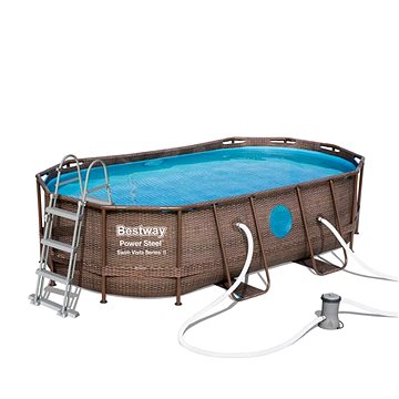 Obrázok BESTWAY Oval Pool Set 4,27 m × 2,50 m × 1,00 m (56714)