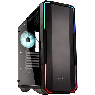 Obrázok PC skrinka midi tower Bitfenix Enso RGB, čierna