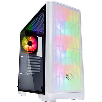 Obrázok Herné puzdro midi tower Bitfenix Nova Mesh TG A-RGB, biela