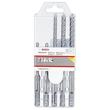 Obrázok BOSCH Sada 5ks SDS plus-5X - ?5/6/6/8/10mm 2608833910