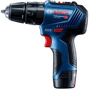 Obrázok Aku vrtací šroubovák Bosch GSR 12V-30 Professional, 1x2.0Ah, kufr, 06019G9000