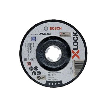 Obrázok Brusný kotouč Bosch Expert for Metal systému X-LOCK,125×6×22,23 - 2608619259