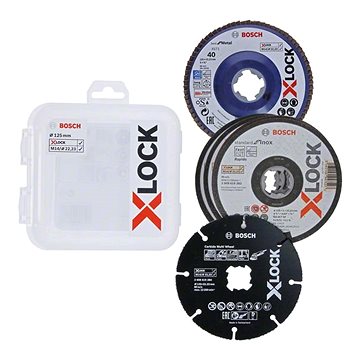 Obrázok X-LOCK Sada řezných a lamelových brusných kotoučů 125mm (2.608.619.374)