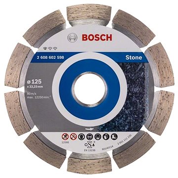 Obrázok BOSCH diamantový kotúč 125 mm Professional for Stone - 2608602598