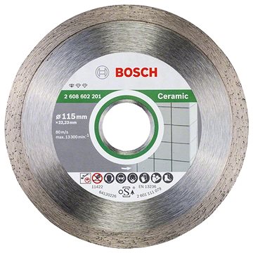 Obrázok BOSCH diamantový kotúč 115 mm Professional for Ceramic - 2608602201