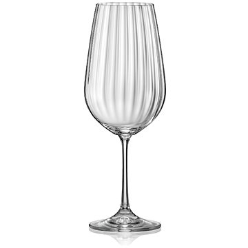 Obrázok BOHEMIA CRYSTAL Sklenice na červené víno 550ml WATERFALL 6ks (CX40729550/6/W)