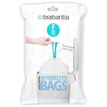 Obrázok Brabantia Vrecia 20 l (F) Slimline – 40 ks (375644)