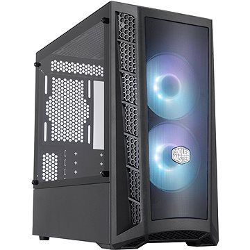 Obrázok Cooler Master case MasterBox MB311L, aRGB, micro-ATX, Mid Tower, černá, bez zdroje