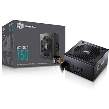 Obrázok Cooler Master power supply MasterWatt 750W 80+ (MPX-7501-AMAAB)