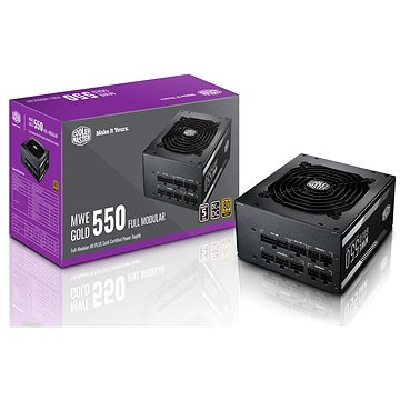 Obrázok Zdroj Cooler Master MWE 550W 80+ Gold Modulárny MPY-5501-AFAAG-EU