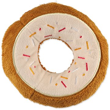 Obrázok Dog Fantasy donut biely 19 cm (8595681808776)