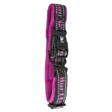 Obrázok Obojek Hurtta Padded malinová 25-35cm 1ks