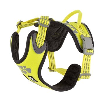 Obrázok Postroj Hurtta Weekend Warrior neon citrónový 40-45cm