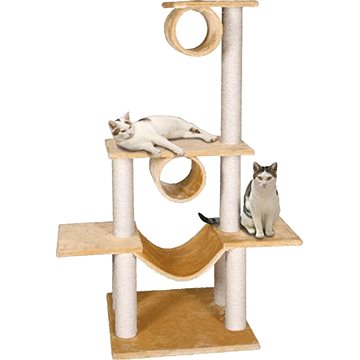 Obrázok MAGIC CAT odpočívadlo Iveta 103 × 57 × 141 cm béžové (8595091761159)