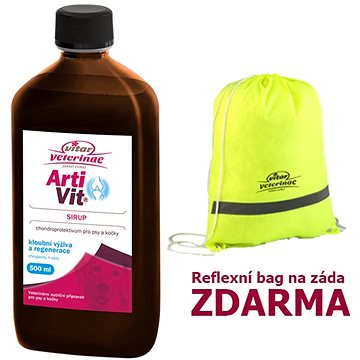 Obrázok Vitar Veterinae Artivit sirup 500 ml + Bag (8595011137323)